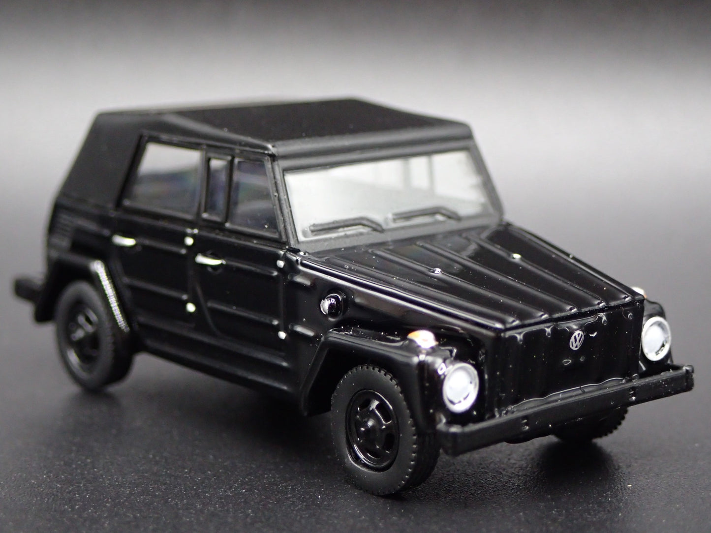 VOLKSWAGEN THING TYPE 181 BLACK 1:64 SCALE COLLECTIBLE DIORAMA DIECAST MODEL CAR