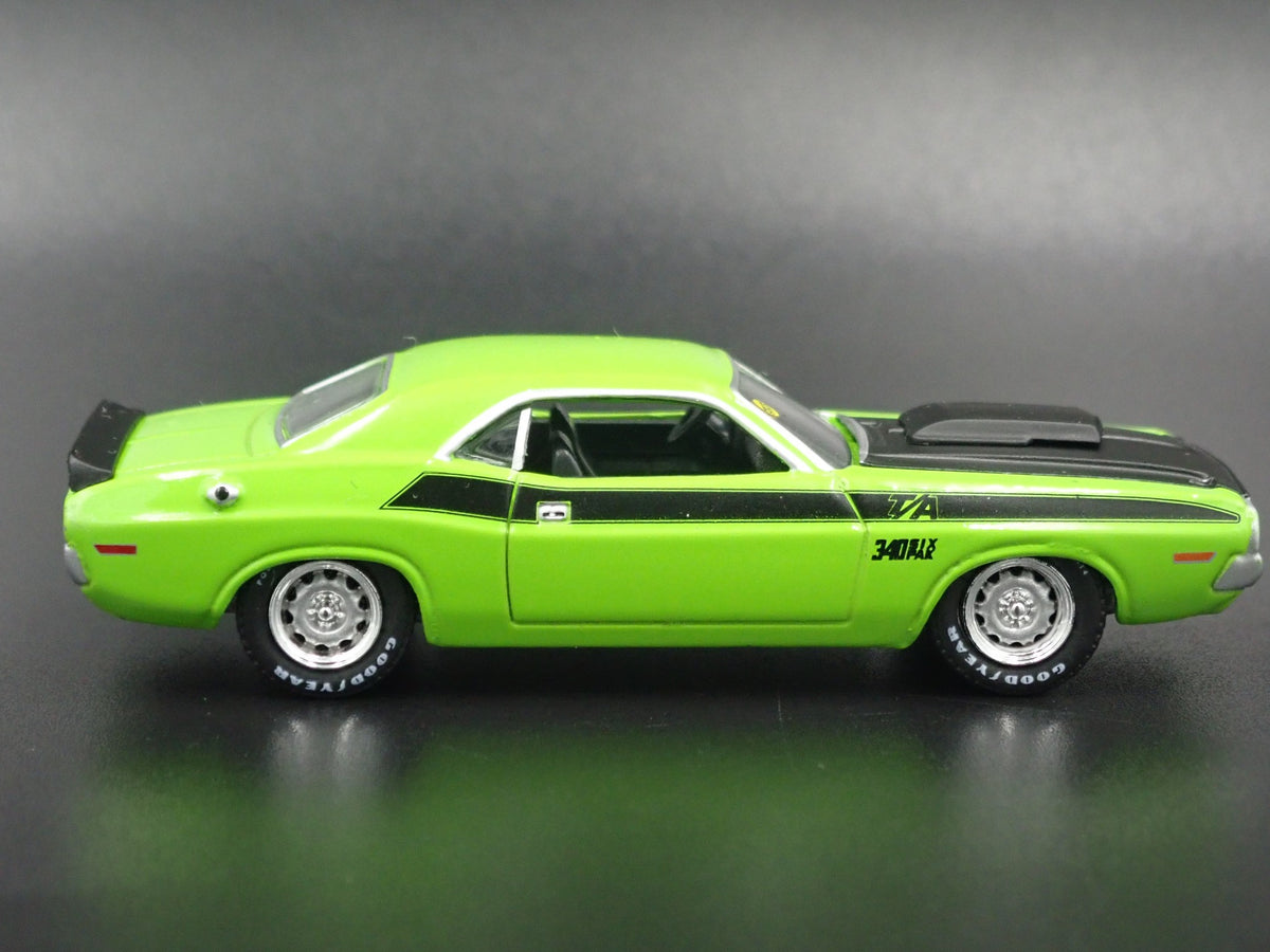 1970 DODGE CHALLENGER TA RARE 1:64 SCALE COLLECTIBLE DIORAMA DIECAST MODEL CAR-Burning Rubber Toy Company