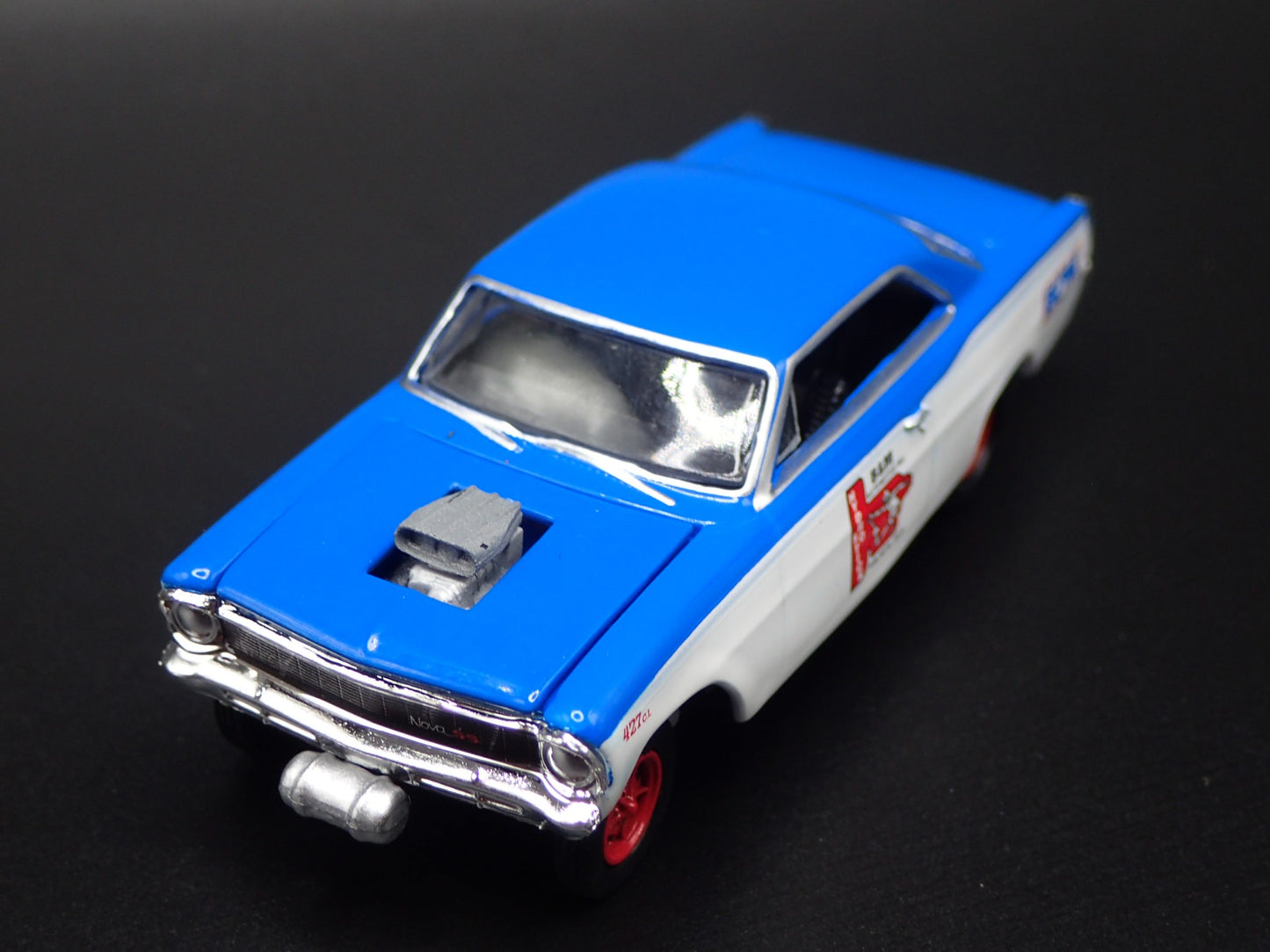 1967 67 CHEVY CHEVROLET NOVA GASSER B&M AUTOMOTIVE 1:64 SCALE DIECAST MODEL CAR