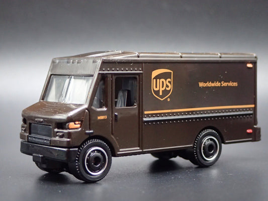 UPS UNITED PARCEL SERVICE DELIVERY STEP VAN BROWN 1:64 MB SCALE DIECAST MODEL