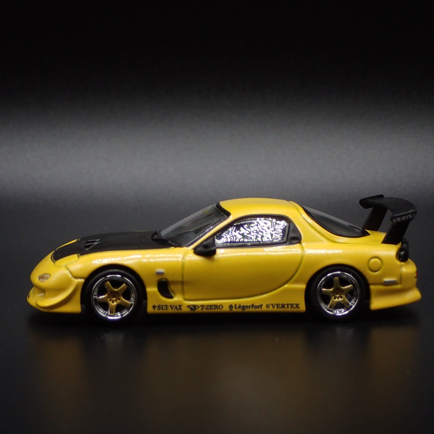 MAZDA RX7 FD3S VERTEX JDM RARE 1:64 SCALE COLLECTIBLE DIORAMA DIECAST MODEL CAR