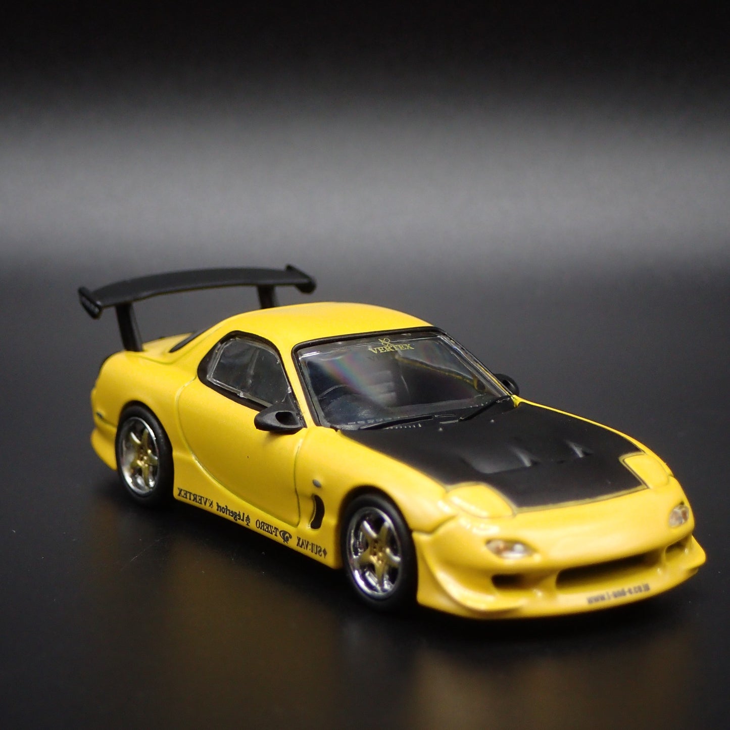 MAZDA RX7 FD3S VERTEX JDM RARE 1:64 SCALE COLLECTIBLE DIORAMA DIECAST MODEL CAR