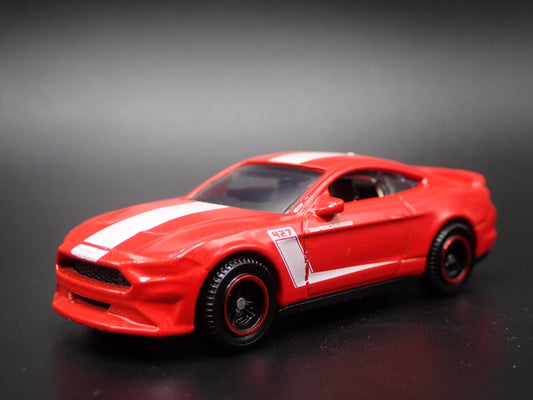 2015-2023 FORD MUSTANG COUPE 427 RED 1/64 SCALE COLLECTIBLE DIECAST MODEL CAR