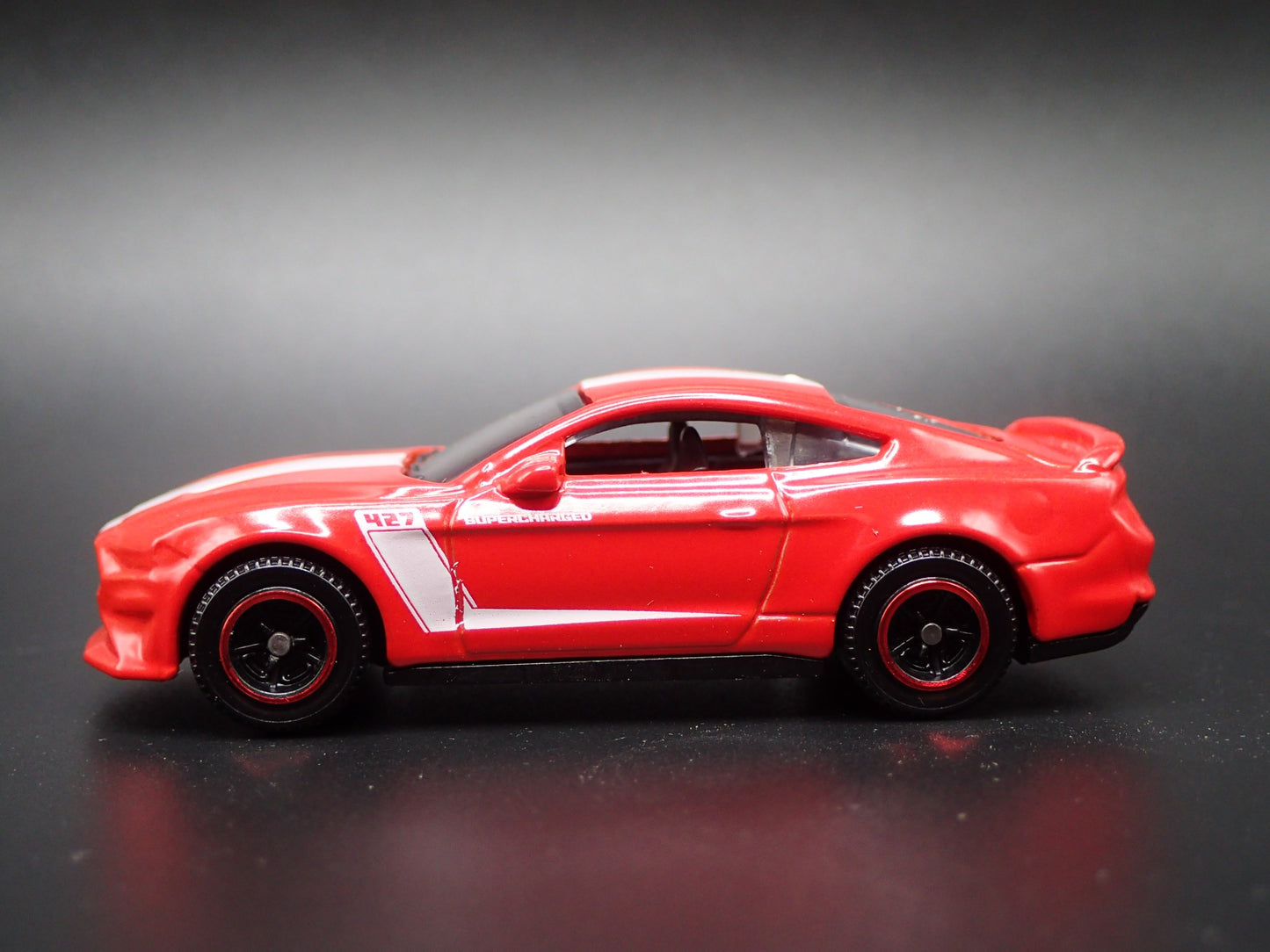 2015-2023 FORD MUSTANG COUPE 427 RED 1/64 SCALE COLLECTIBLE DIECAST MODEL CAR