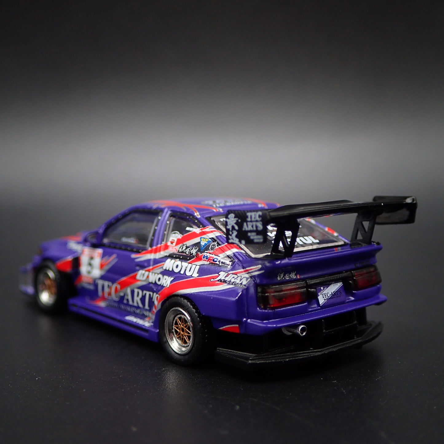 1983-1987 TOYOTA COROLLA AE86 TEC-ARTS N2 PROJECT 1/64 SCALE DIECAST MODEL CAR