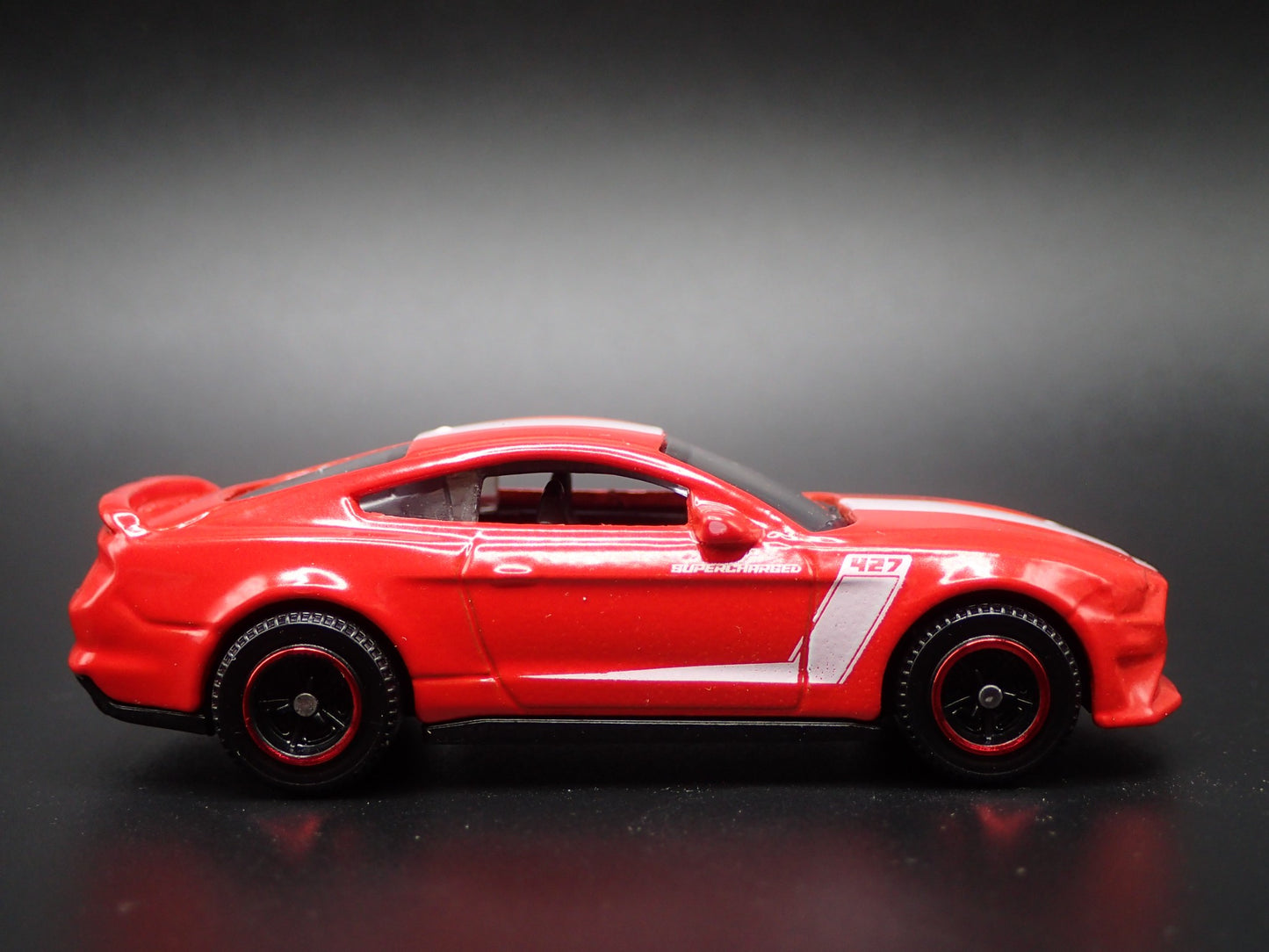 2015-2023 FORD MUSTANG COUPE 427 RED 1/64 SCALE COLLECTIBLE DIECAST MODEL CAR