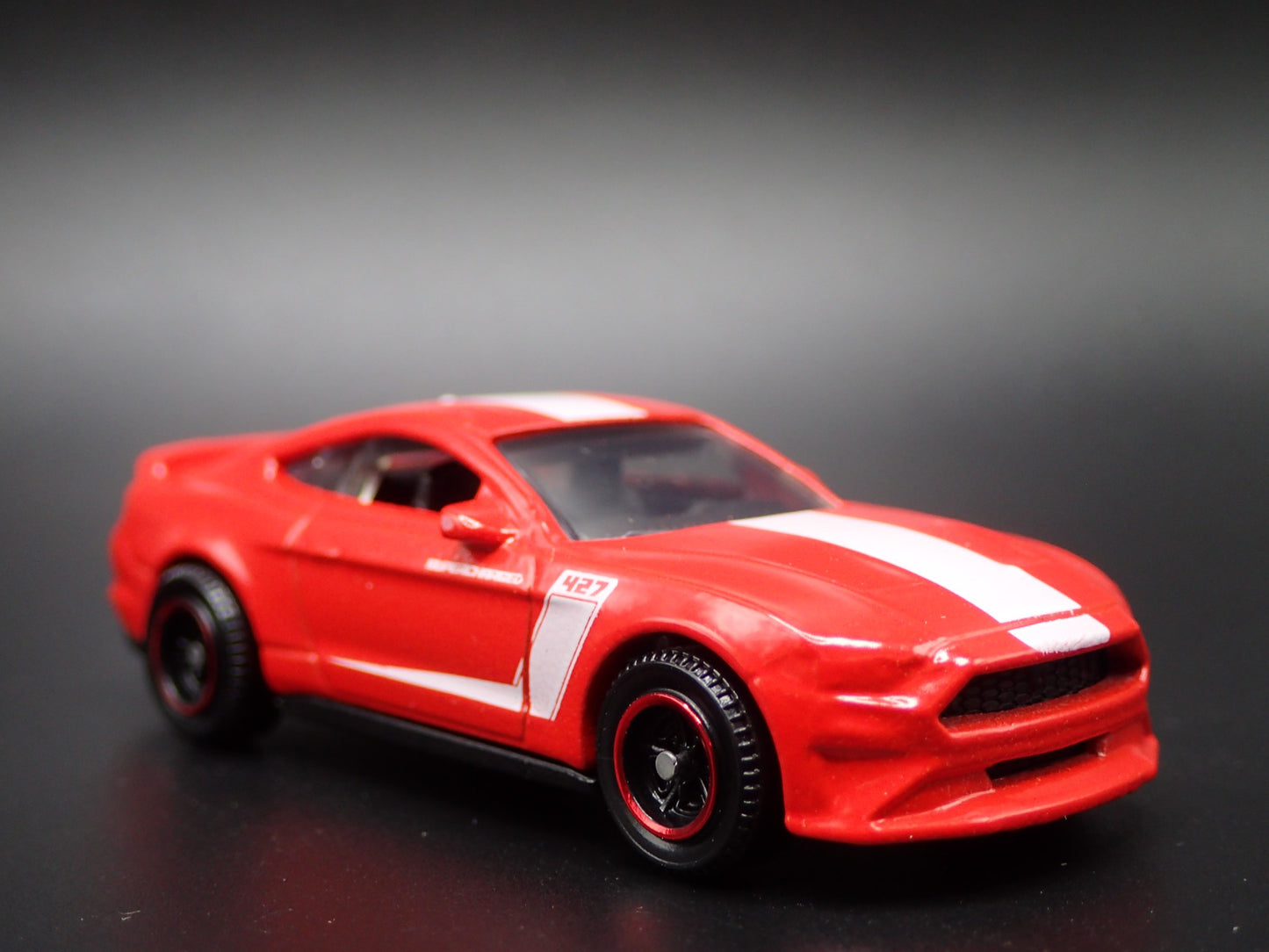 2015-2023 FORD MUSTANG COUPE 427 RED 1/64 SCALE COLLECTIBLE DIECAST MODEL CAR