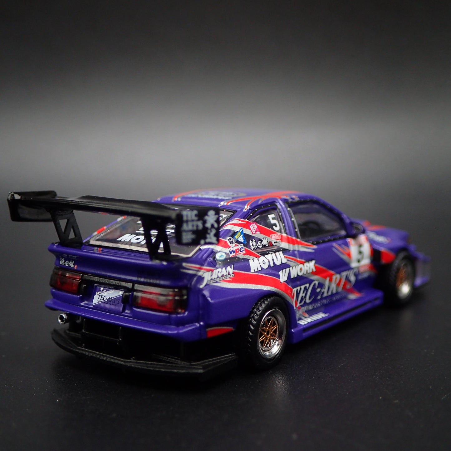 1983-1987 TOYOTA COROLLA AE86 TEC-ARTS N2 PROJECT 1/64 SCALE DIECAST MODEL CAR