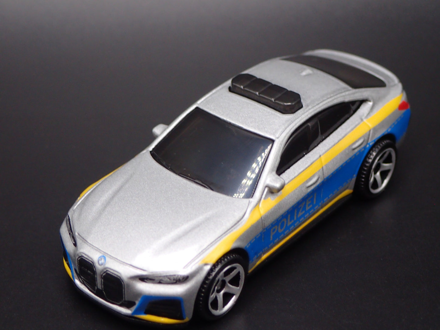 2022-2025 BMW i4 POLICE SEDAN POLIZEI POLICE CAR 1/64 SCALE DIECAST MODEL CAR