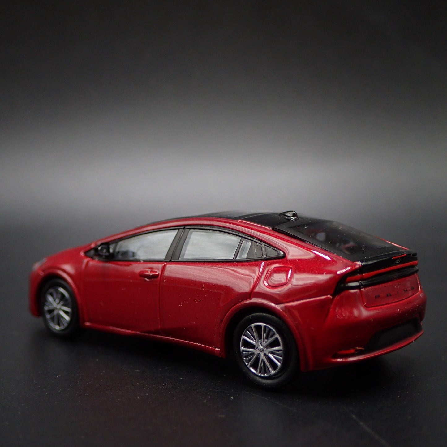 2023-2025 TOYOTA PRIUS RED RARE 1/64 SCALE COLLECTIBLE DIORAMA DIECAST MODEL CAR