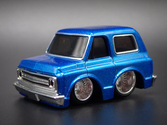 1969 69 CHEVY CHEVROLET K5 BLAZER CAR TUNED BLUE 1/64 SCALE DIECAST MODEL CAR