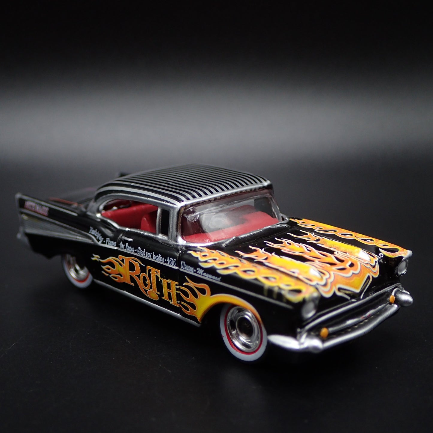 1957 57 CHEVY CHEVROLET BEL AIR ED ROTH RAT FINK 1:64 SCALE DIECAST MODEL CAR