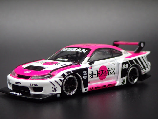 NISSAN S15 SILVIA LB SUPER SILHOUTTE SEMA 1:64 SCALE DIORAMA DIECAST MODEL CAR