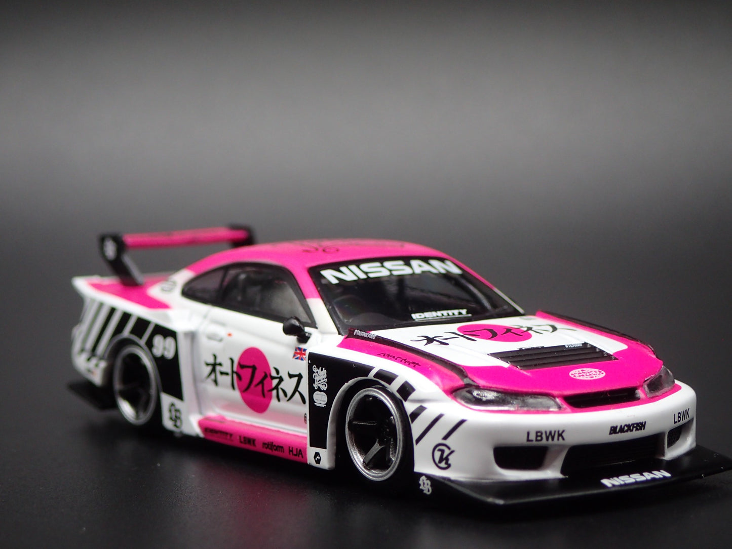 NISSAN S15 SILVIA LB SUPER SILHOUTTE SEMA 1:64 SCALE DIORAMA DIECAST MODEL CAR
