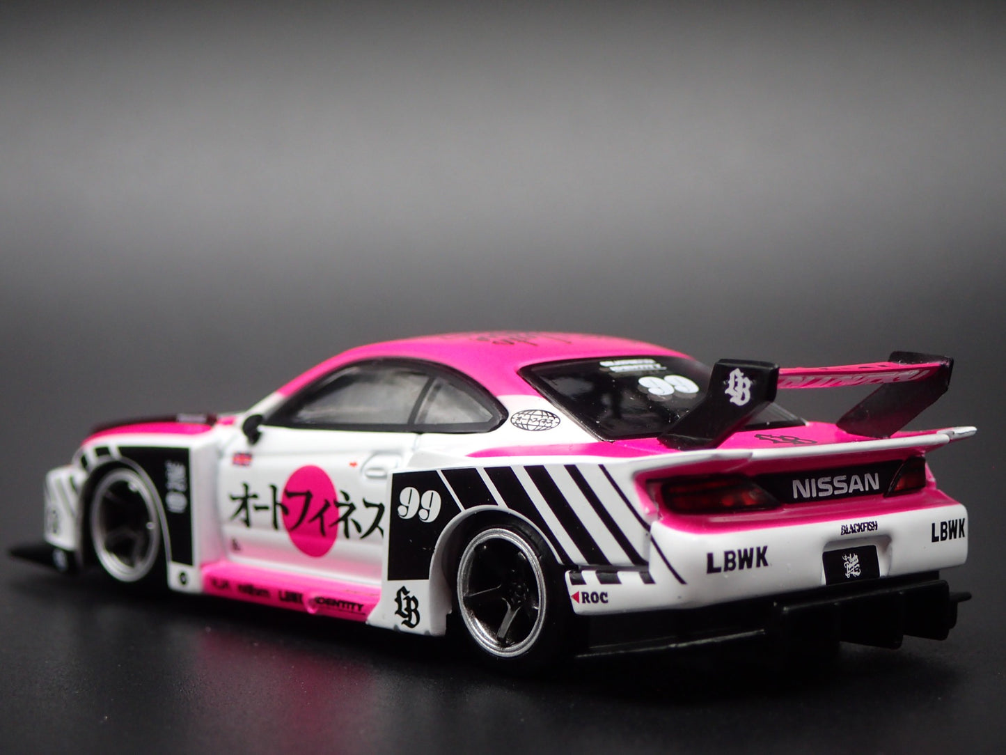NISSAN S15 SILVIA LB SUPER SILHOUTTE SEMA 1:64 SCALE DIORAMA DIECAST MODEL CAR