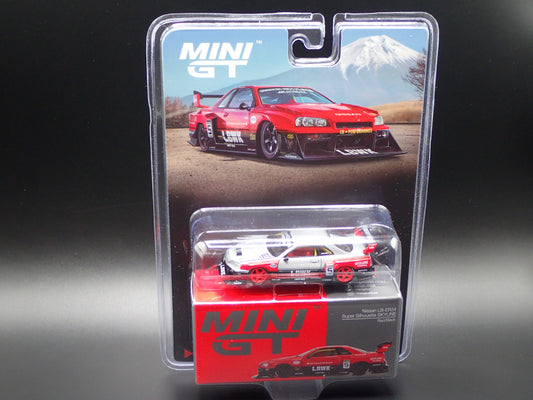 NISSAN LB-ER34 SUPER SILOUETTE CHASE 843 TSM MODEL MINI GT 1/64 SCALE MIJO 2025