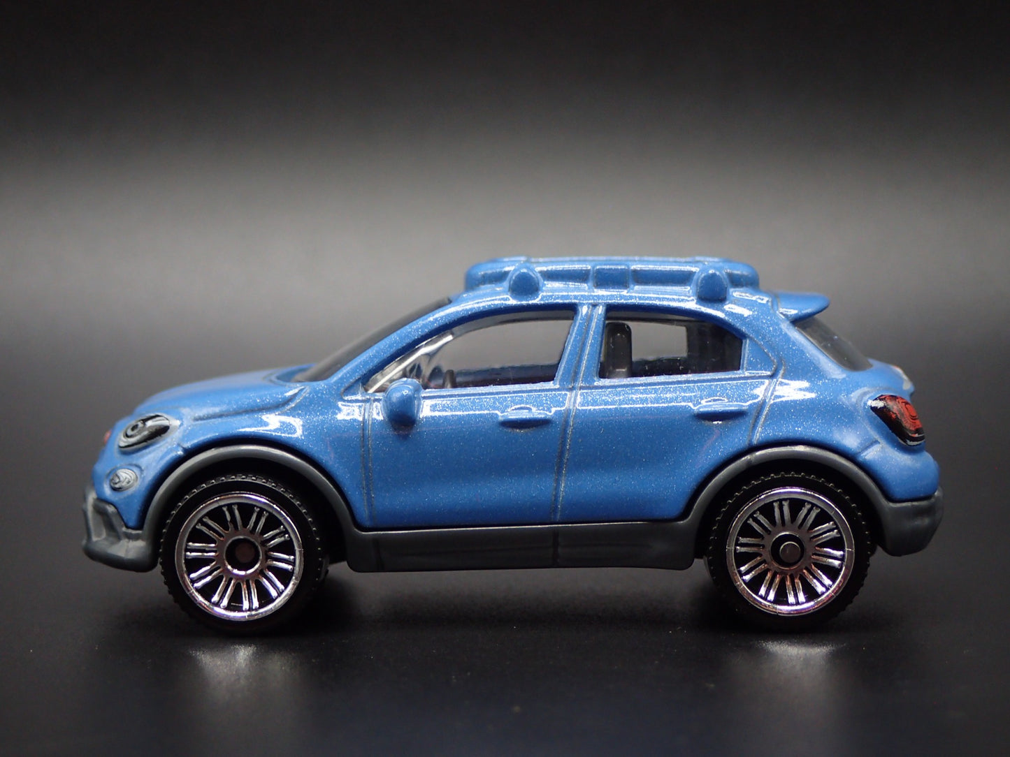 2015-2024 FIAT 500X 4 FOUR DOOR LT BLUE 1/64 SCALE COLLECTIBLE DIECAST MODEL CAR