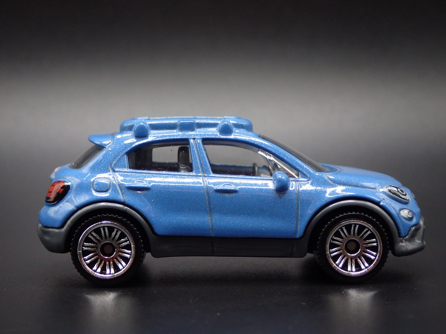 2015-2024 FIAT 500X 4 FOUR DOOR LT BLUE 1/64 SCALE COLLECTIBLE DIECAST MODEL CAR