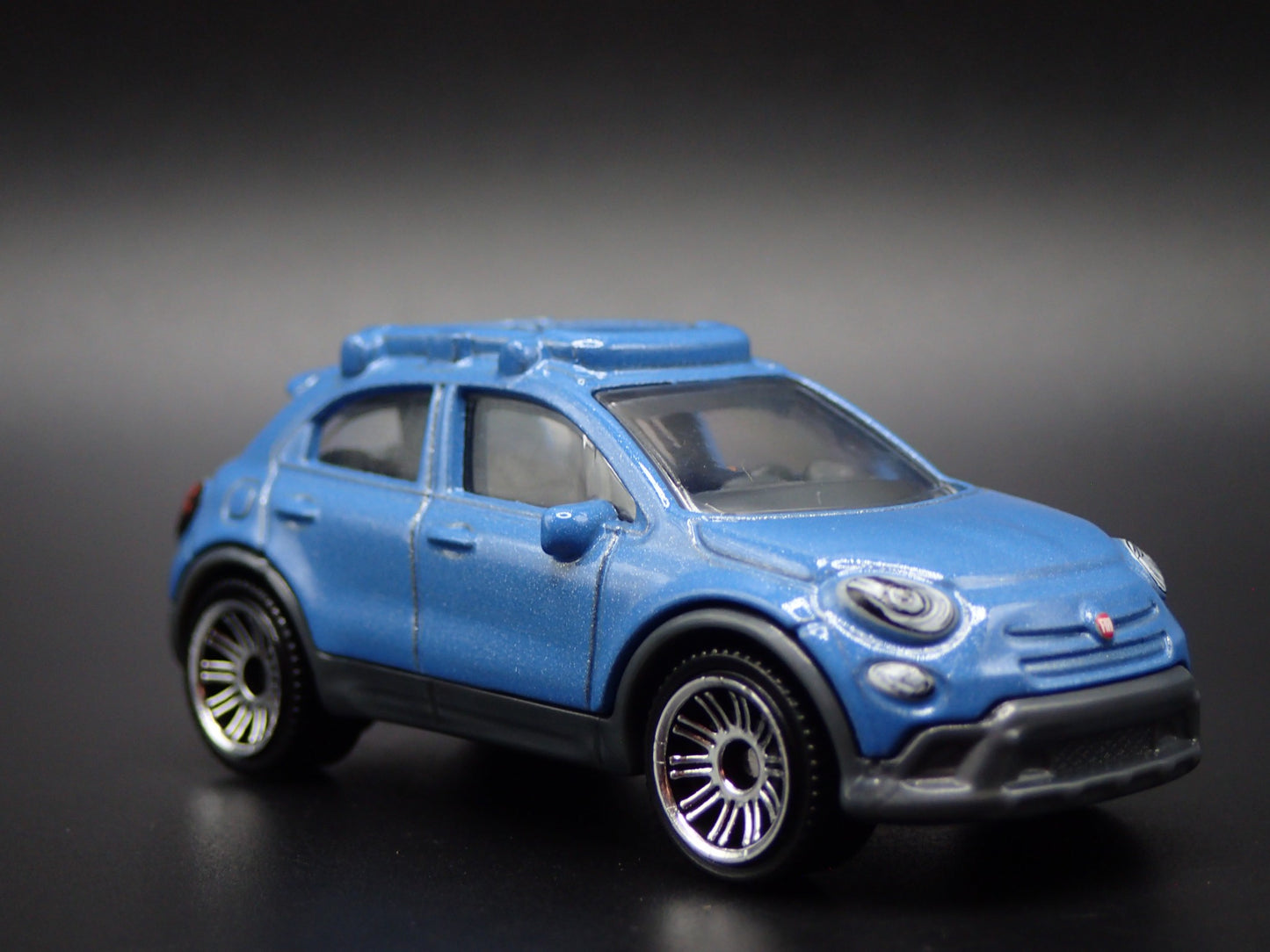 2015-2024 FIAT 500X 4 FOUR DOOR LT BLUE 1/64 SCALE COLLECTIBLE DIECAST MODEL CAR
