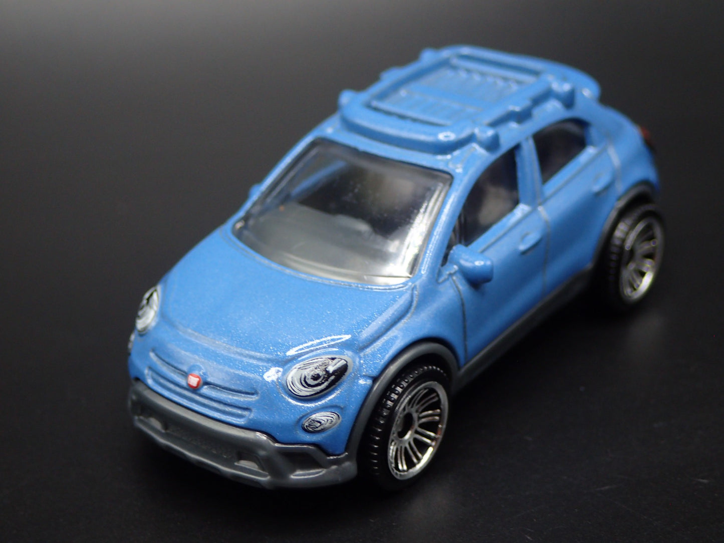 2015-2024 FIAT 500X 4 FOUR DOOR LT BLUE 1/64 SCALE COLLECTIBLE DIECAST MODEL CAR