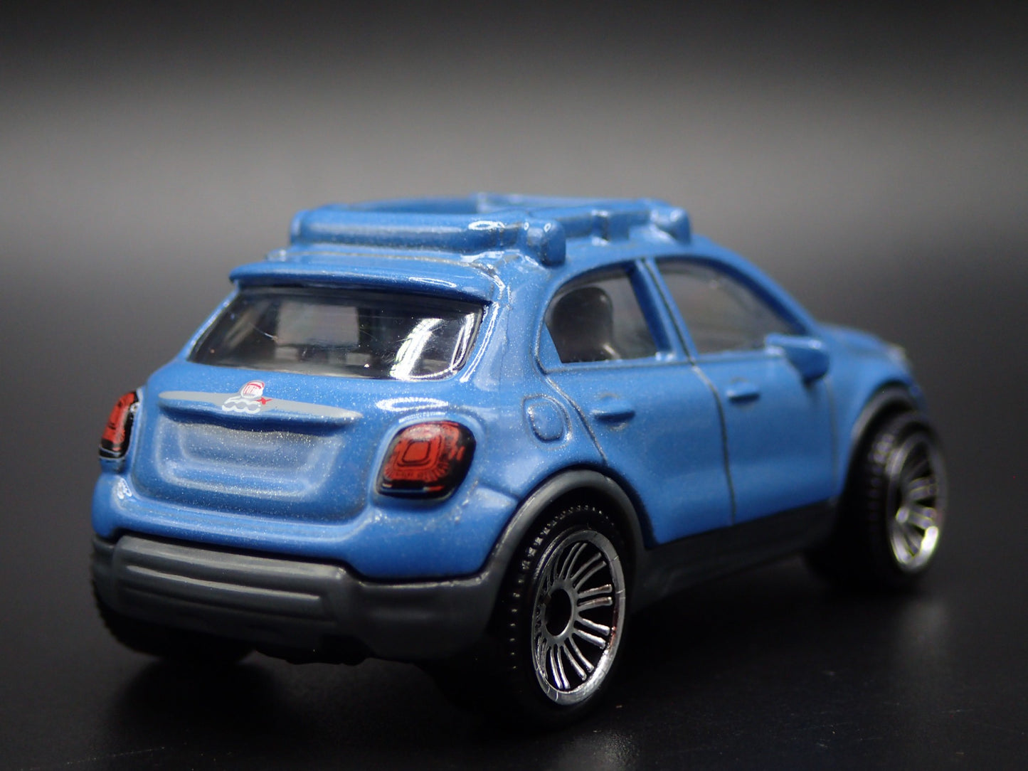 2015-2024 FIAT 500X 4 FOUR DOOR LT BLUE 1/64 SCALE COLLECTIBLE DIECAST MODEL CAR