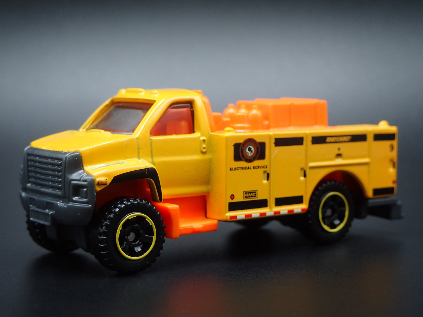 GMC 3500 UTILITY TRUCK ELECTRIC SERVICES CONST 1:64 MB SCALE DIECAST MODEL CAR