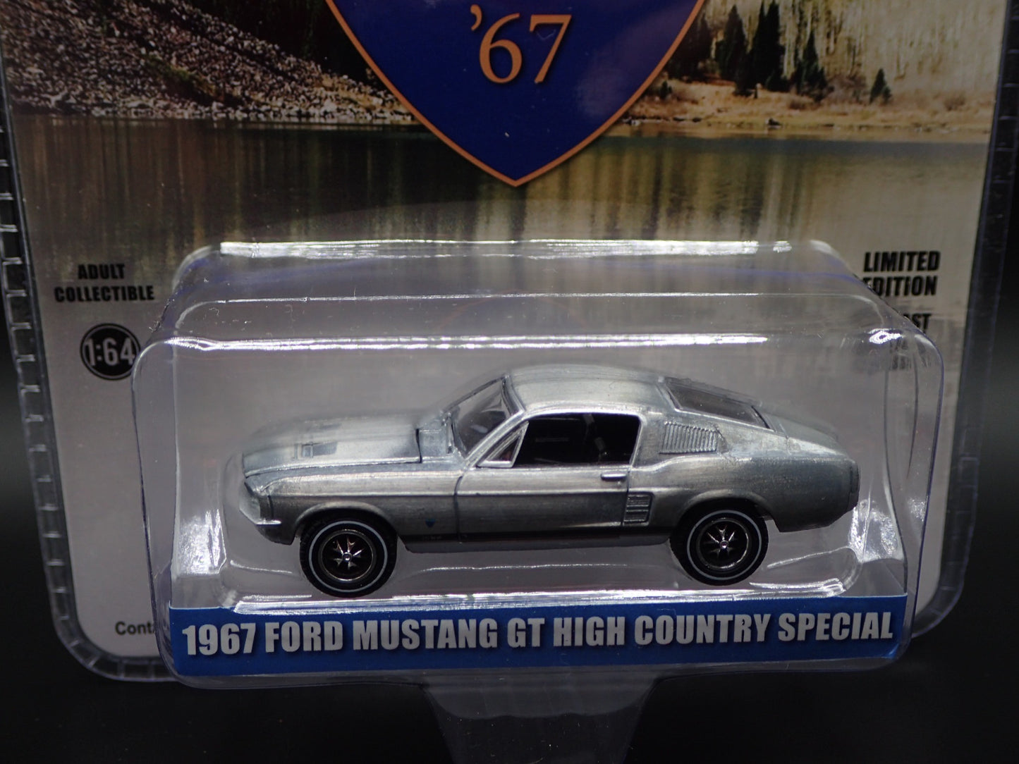 1967 FORD MUSTANG GT HIGH COUNTRY SPECIAL 2024 GREENLIGHT RAW GREEN HOBBY CHASE