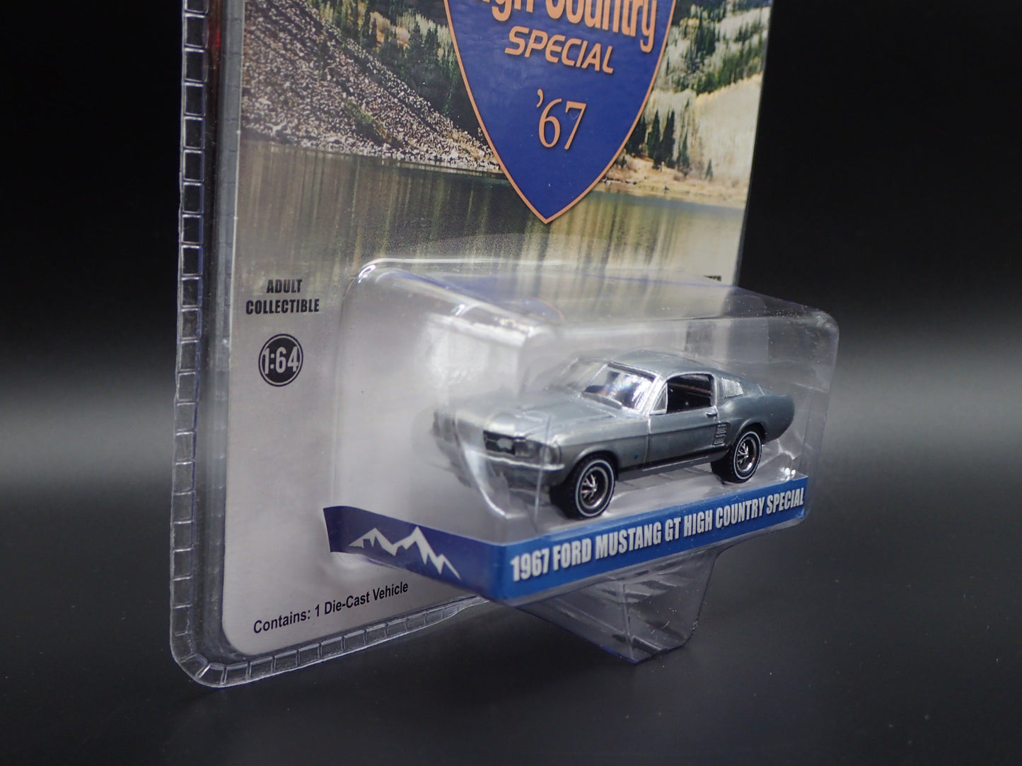 1967 FORD MUSTANG GT HIGH COUNTRY SPECIAL 2024 GREENLIGHT RAW GREEN HOBBY CHASE
