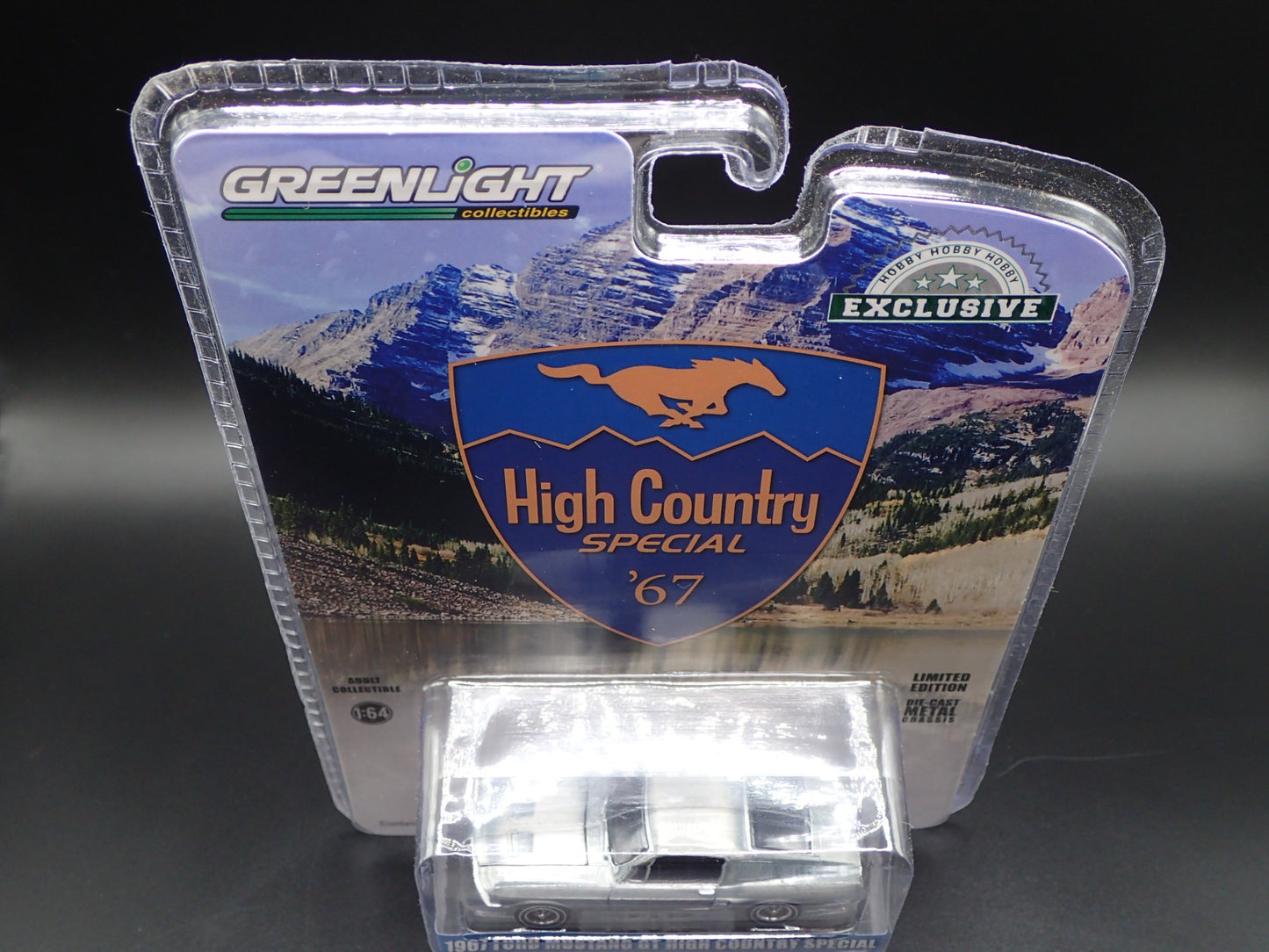 1967 FORD MUSTANG GT HIGH COUNTRY SPECIAL 2024 GREENLIGHT RAW GREEN HOBBY CHASE