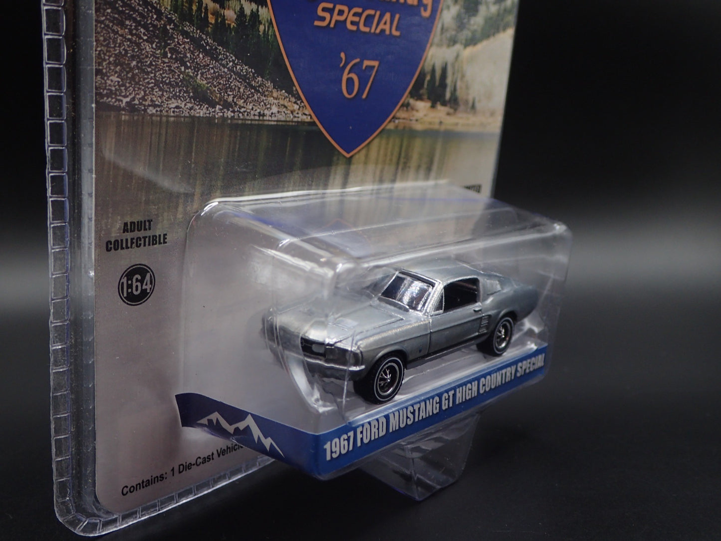 1967 FORD MUSTANG GT HIGH COUNTRY SPECIAL 2024 GREENLIGHT RAW GREEN HOBBY CHASE
