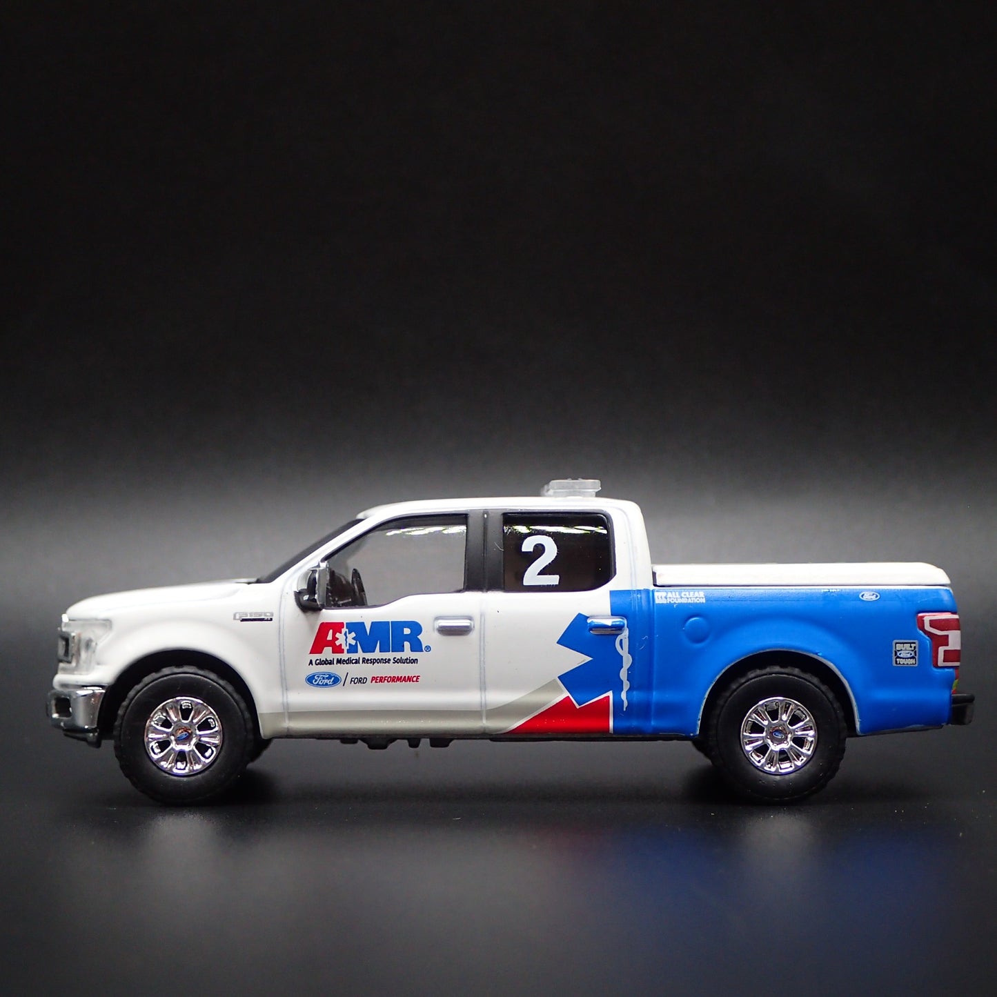 2015-2020 FORD F150 XLT PICKUP TRUCK AMR SAFETY 1:64 SCALE DIECAST MODEL CAR