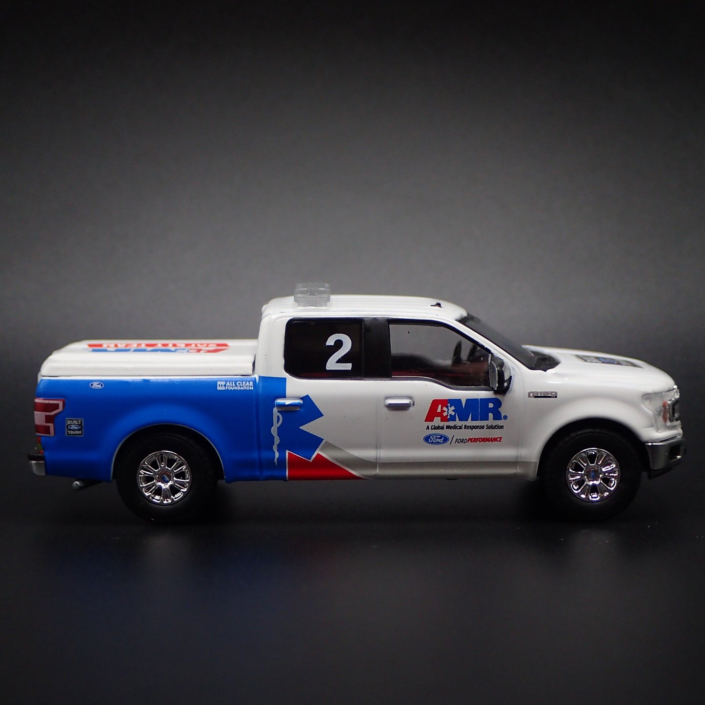 2015-2020 FORD F150 XLT PICKUP TRUCK AMR SAFETY 1:64 SCALE DIECAST MODEL CAR