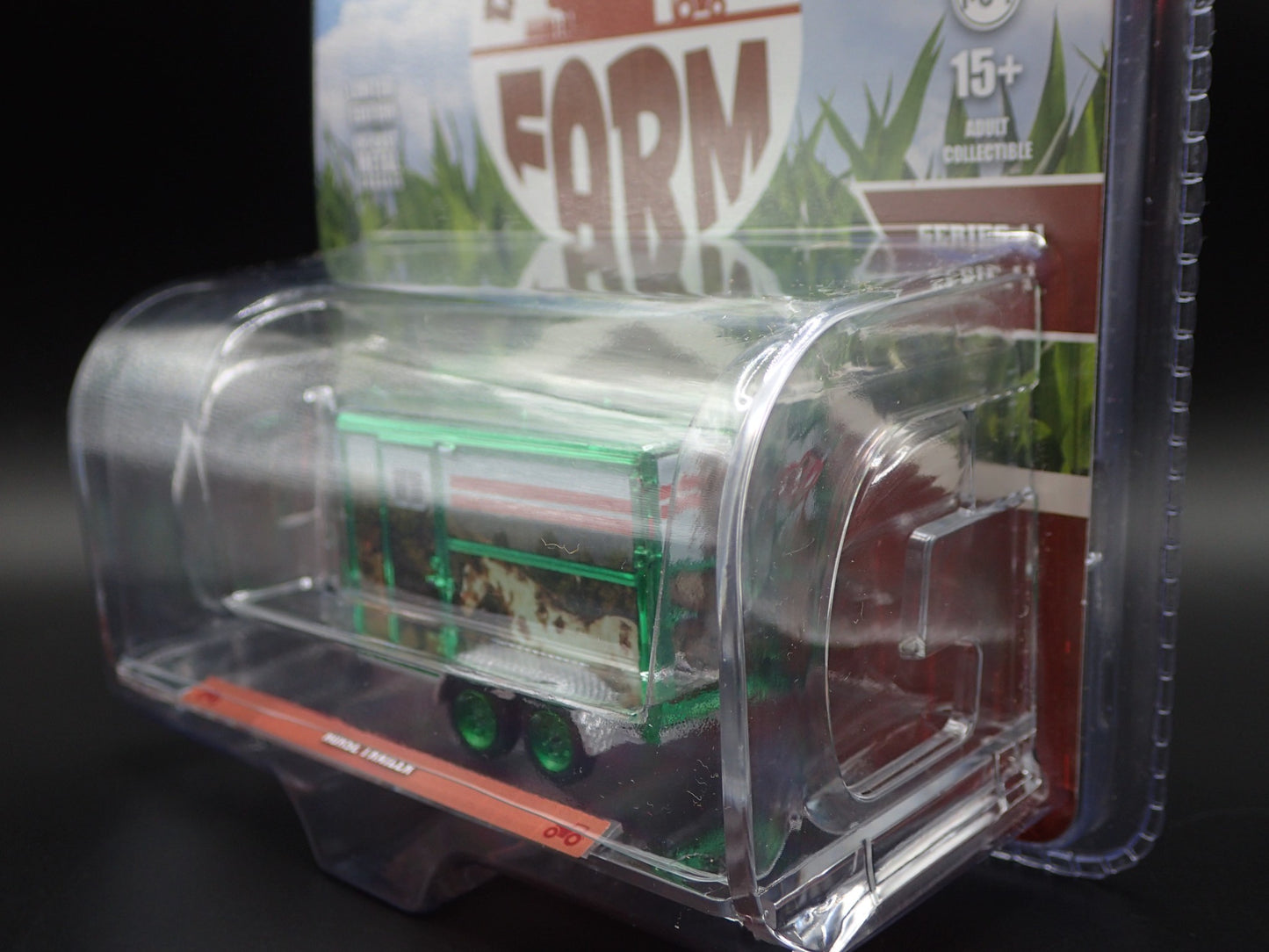 2026 GREENLIGHT GREEN MACHINE CHASE HORSE TRAILER DOWN ON THE FARM SERIES 11