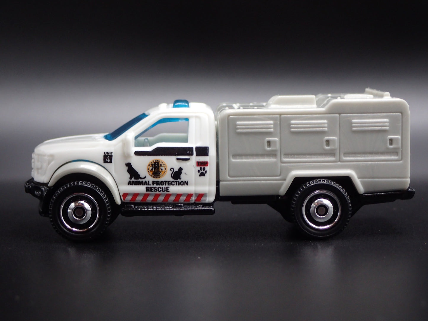 2009-2014 FORD PICKUP TRUCK ANIMAL CONTROL WHITE 1/64 MB SCALE DIECAST MODEL CAR