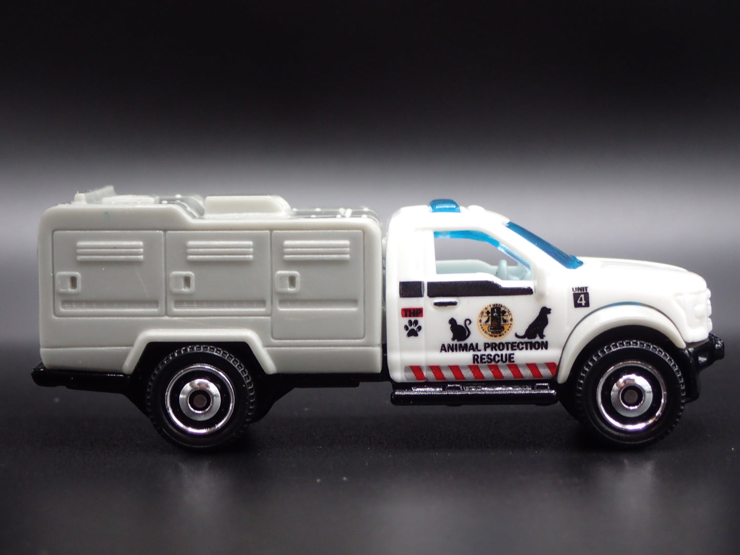 2009-2014 FORD PICKUP TRUCK ANIMAL CONTROL WHITE 1/64 MB SCALE DIECAST MODEL CAR