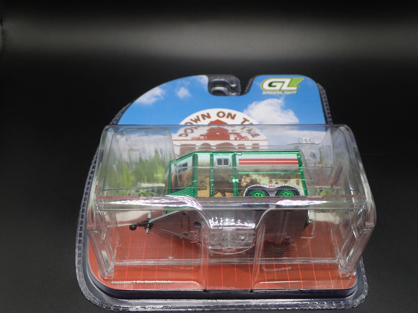 2026 GREENLIGHT GREEN MACHINE CHASE HORSE TRAILER DOWN ON THE FARM SERIES 11