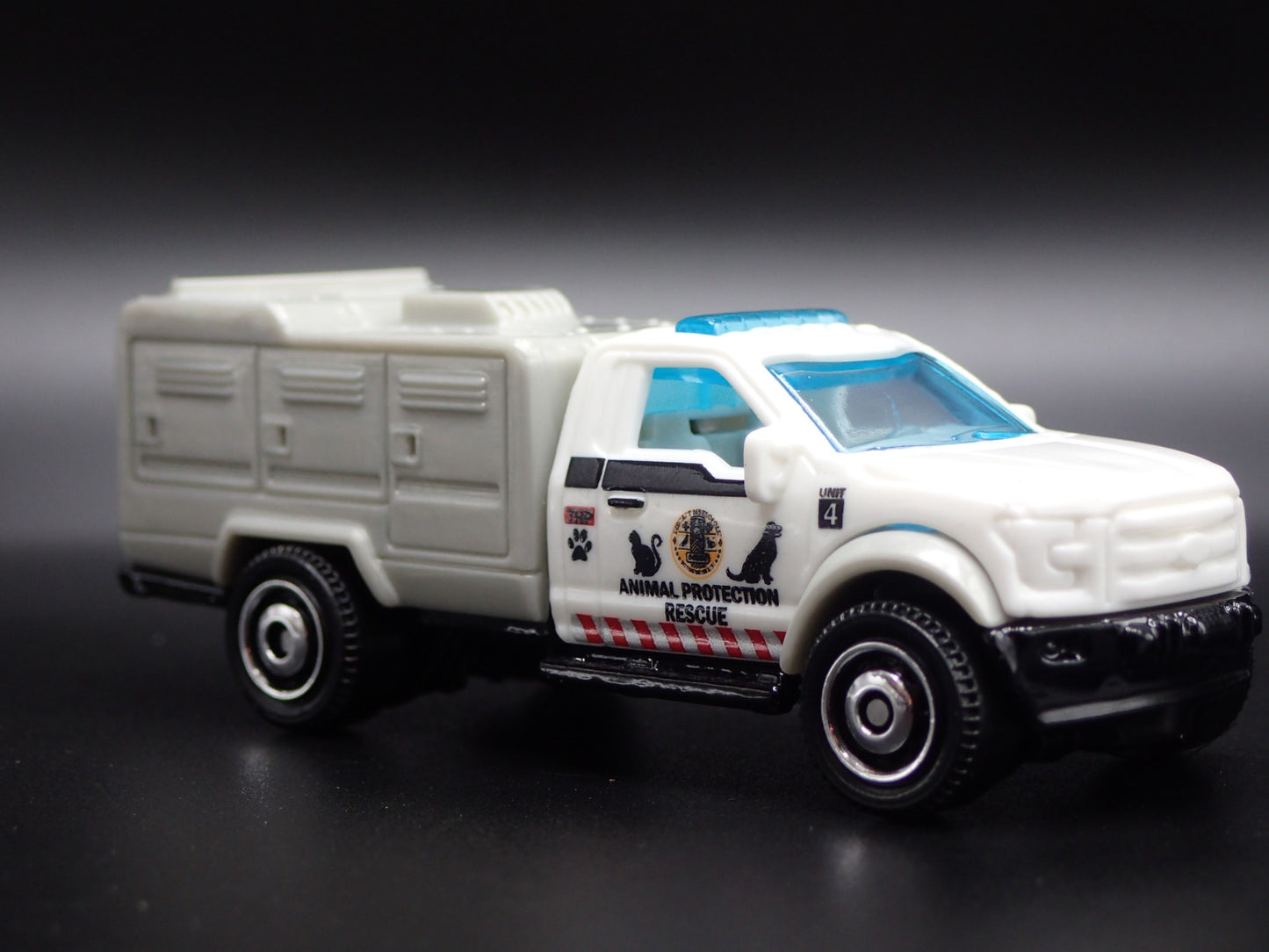 2009-2014 FORD PICKUP TRUCK ANIMAL CONTROL WHITE 1/64 MB SCALE DIECAST MODEL CAR
