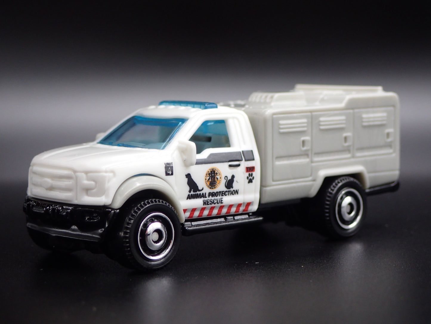 2009-2014 FORD PICKUP TRUCK ANIMAL CONTROL WHITE 1/64 MB SCALE DIECAST MODEL CAR