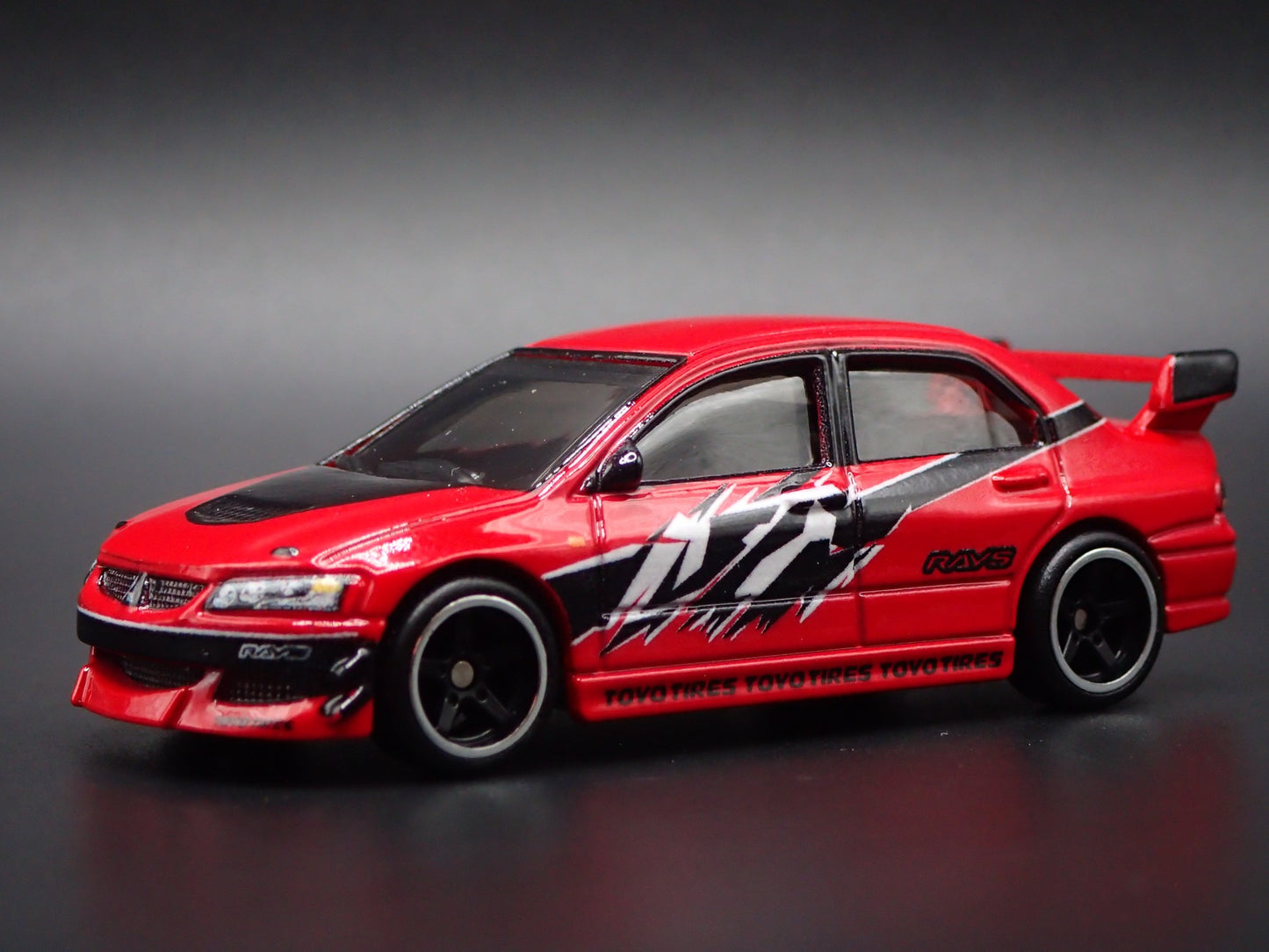 2005-2007 MITSUBISHI LANCER EVOLUTION IX RED 1:64 SCALE DIECAST MODEL CAR