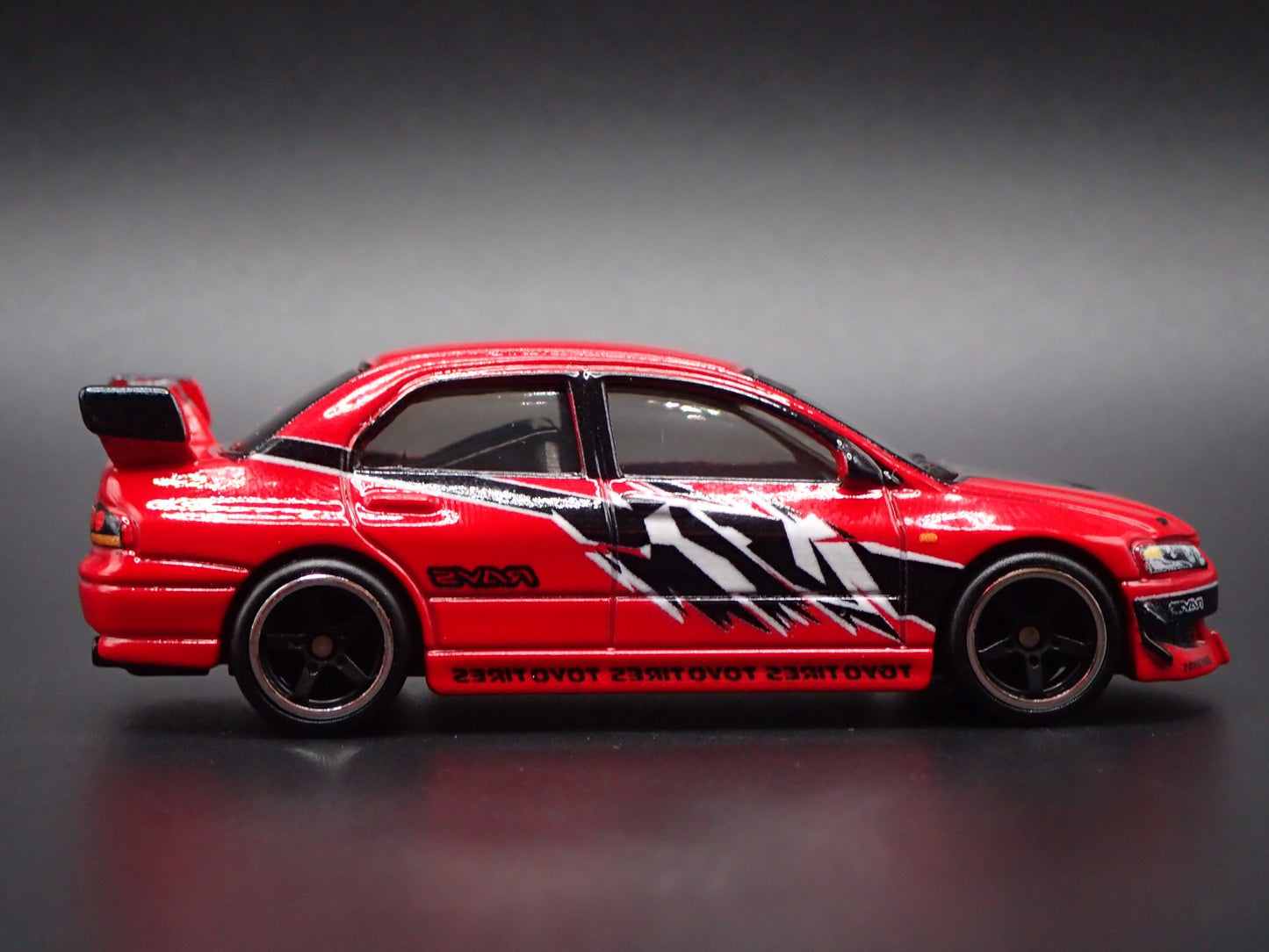 2005-2007 MITSUBISHI LANCER EVOLUTION IX RED 1:64 SCALE DIECAST MODEL CAR