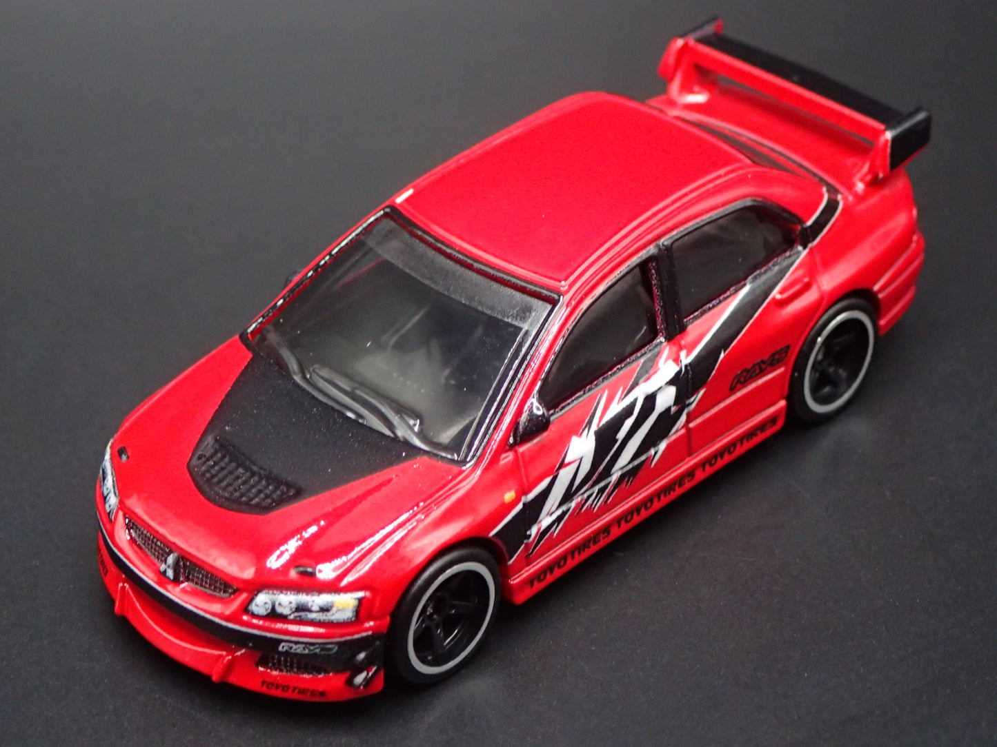 2005-2007 MITSUBISHI LANCER EVOLUTION IX RED 1:64 SCALE DIECAST MODEL CAR
