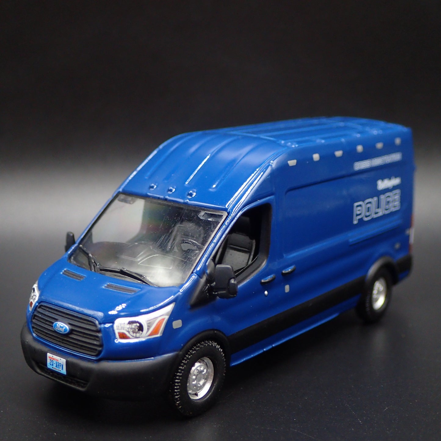 2020 20 FORD TRANSIT SPRINTER BELLINGHAM, WA POLICE 1:64 SCALE DIECAST MODEL CAR