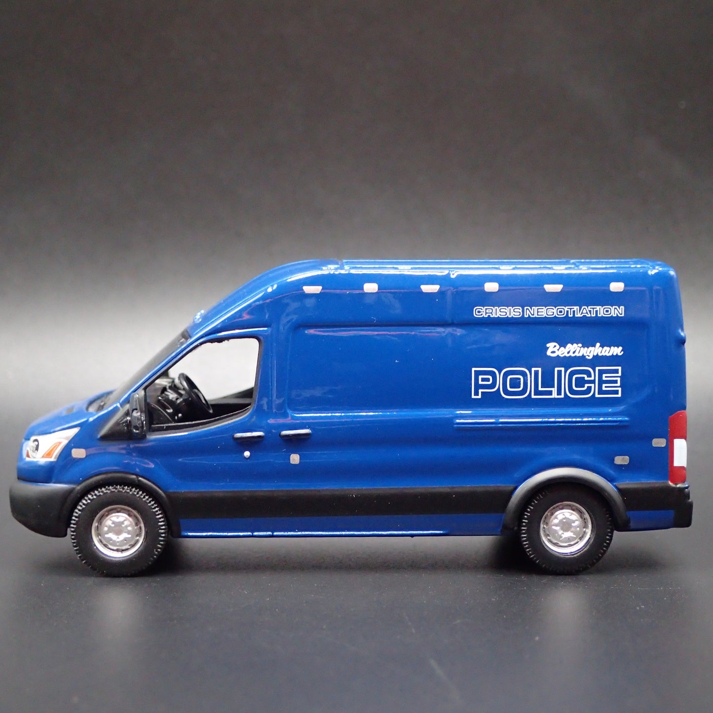 2020 20 FORD TRANSIT SPRINTER BELLINGHAM, WA POLICE 1:64 SCALE DIECAST MODEL CAR