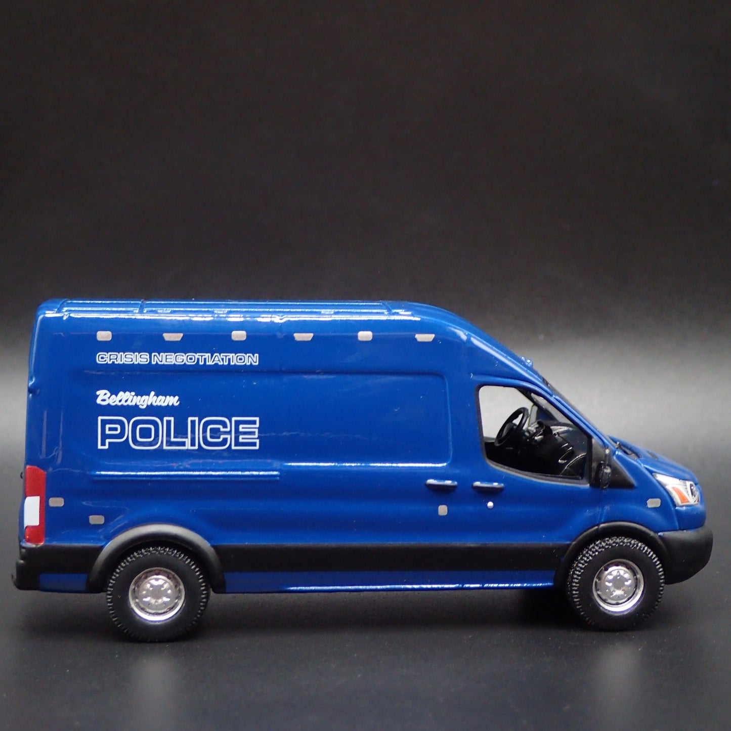 2020 20 FORD TRANSIT SPRINTER BELLINGHAM, WA POLICE 1:64 SCALE DIECAST MODEL CAR