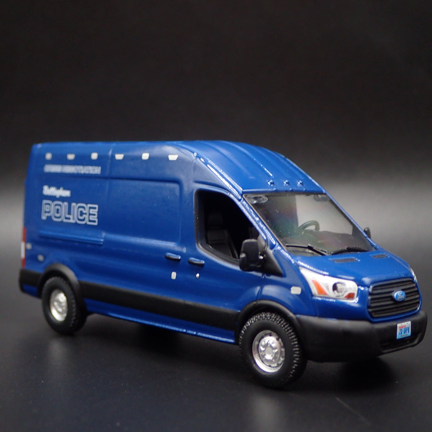 2020 20 FORD TRANSIT SPRINTER BELLINGHAM, WA POLICE 1:64 SCALE DIECAST MODEL CAR