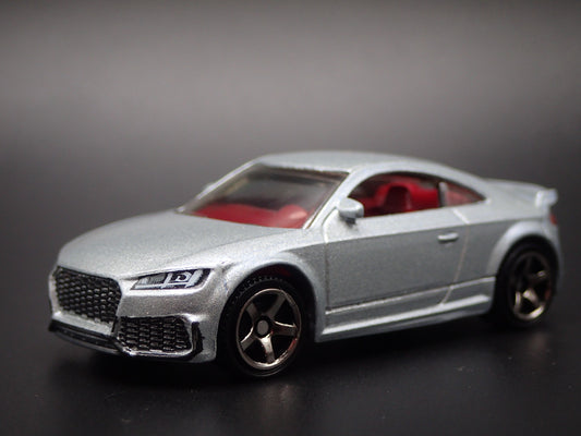 2014-2023 AUDI TT RS COUPE SILVER 1:64 SCALE COLLECTIBLE DIECAST MODEL CAR