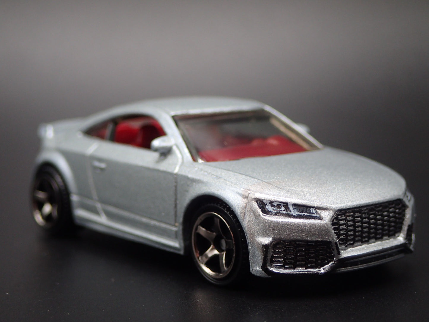 2014-2023 AUDI TT RS COUPE SILVER 1:64 SCALE COLLECTIBLE DIECAST MODEL CAR