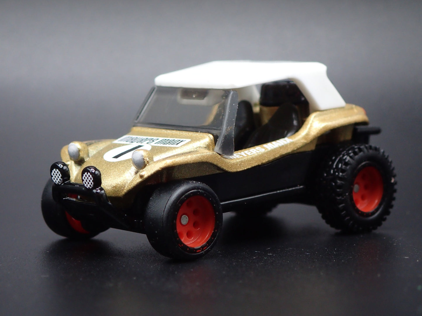 1965-1971 VW VOLKSWAGEN MEYERS MANX BUGGY GOLD 1:64 SCALE DIECAST MODEL CAR