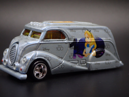 CUSTOM DIVCO DELIVERY VAN TRUCK ALICE IN WONDERLAND 1:64 SCALE DIECAST MODEL CAR