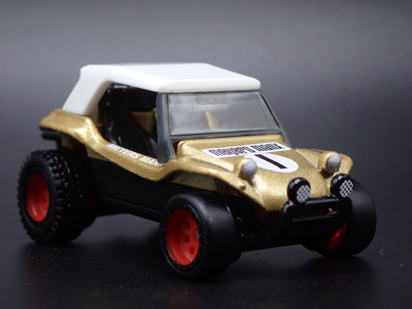 1965-1971 VW VOLKSWAGEN MEYERS MANX BUGGY GOLD 1:64 SCALE DIECAST MODEL CAR